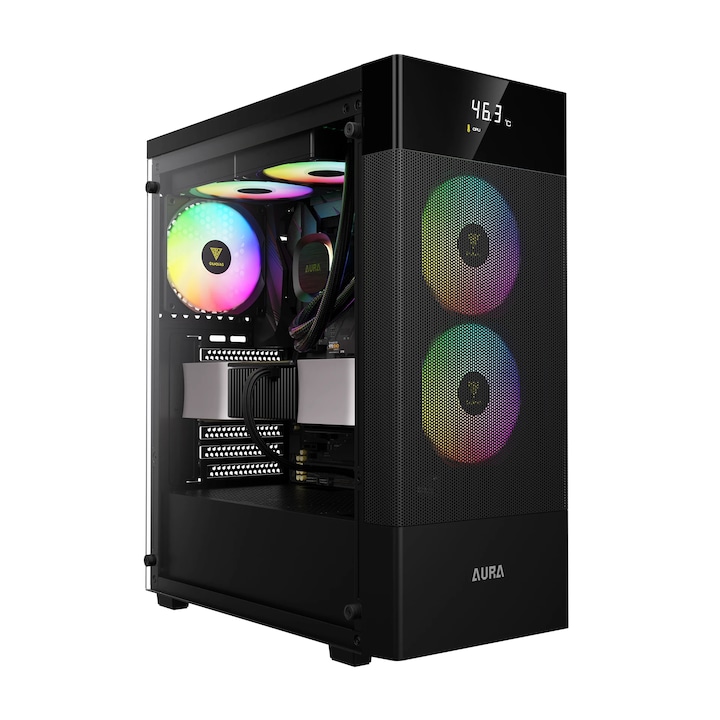 Carcasa Kolink Void RGB TG Midi-Tower White Window ATX