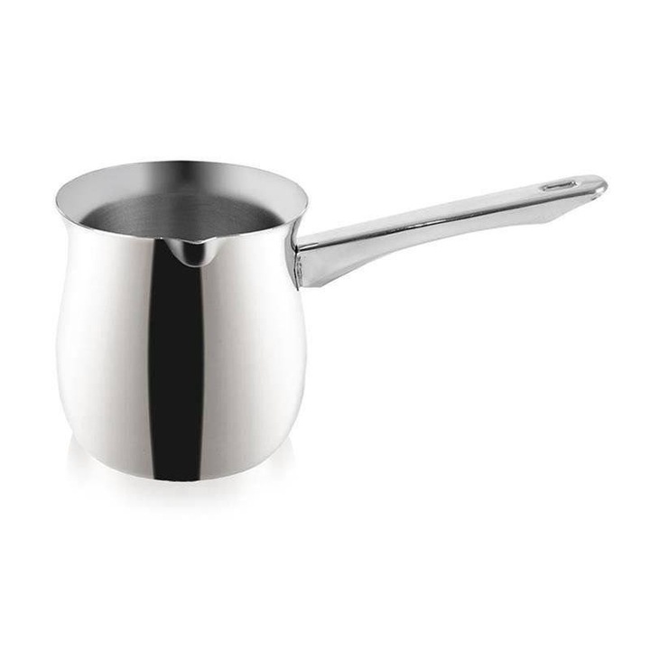 Ibric, Artemis 300 ml, inox, 20x7,5x9 cm, pentru cafea turceasca, argintiu