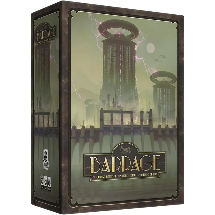 Társasjáték, Cranio Creations, Barrage, 2-4 játékos, felnőttek számára