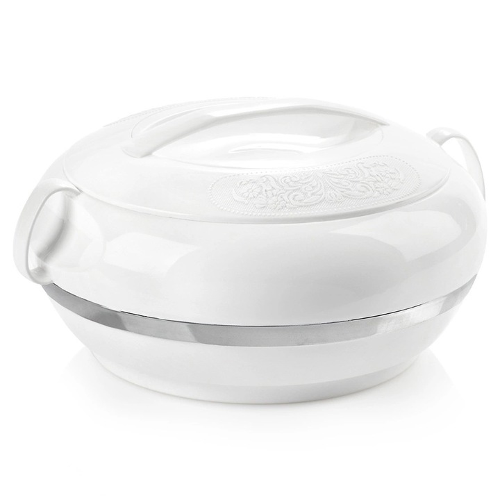 Recipient termos alimente, Artemis, 2,3L, alb, 11x24cm