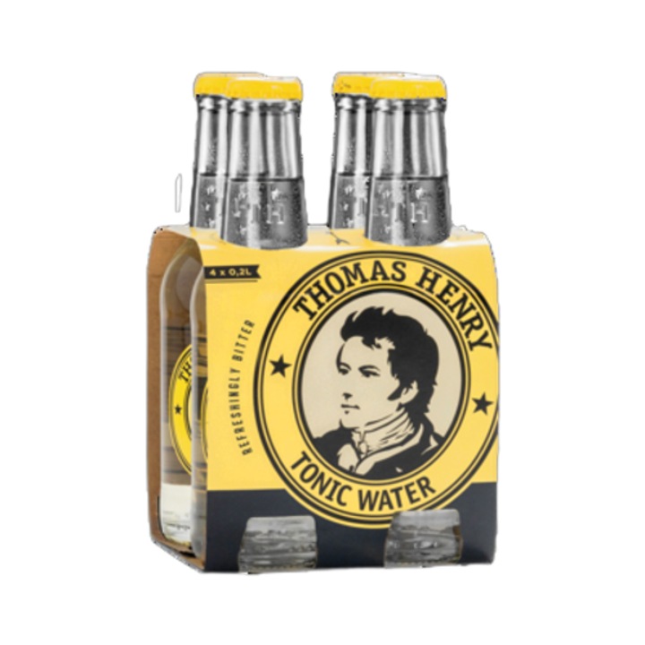 Apa tonica, Thomas Henry, 800 ml, aromatizata, fara gluten, vegana