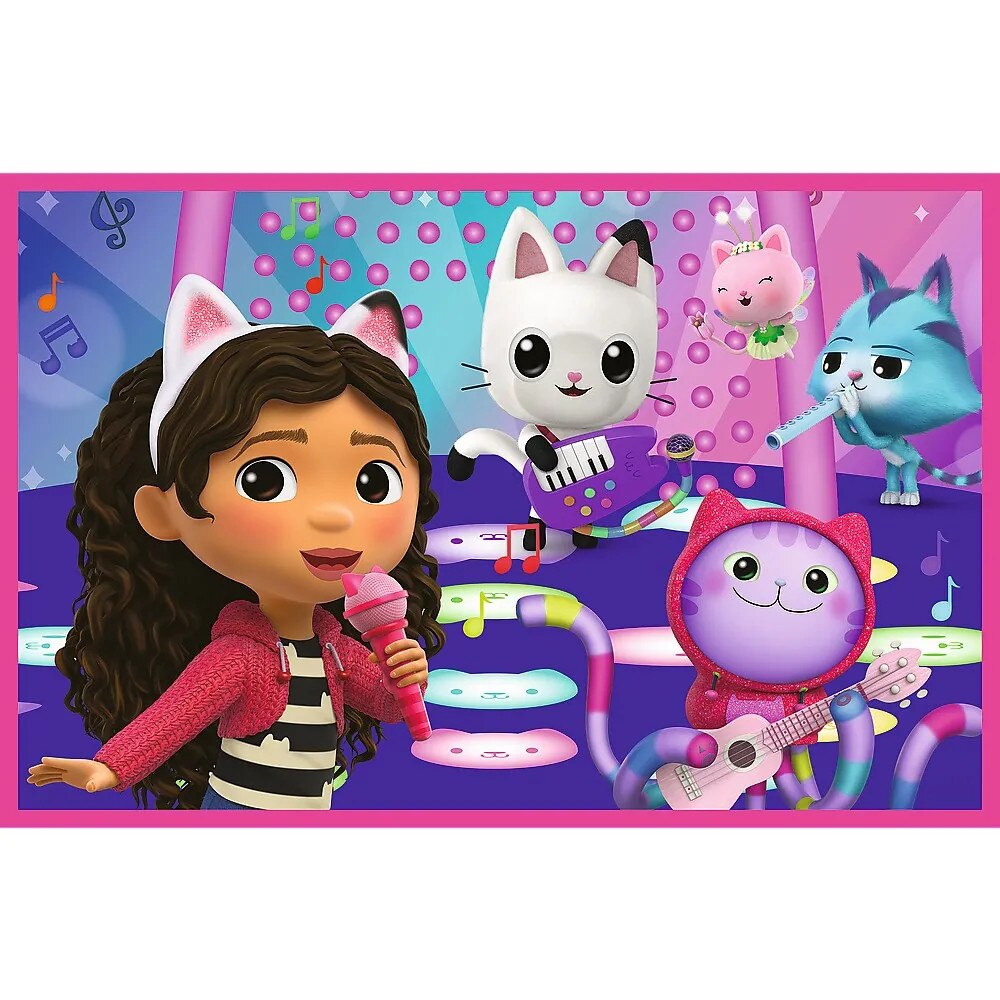 Puzzle Trefl 2x24 Aventurile lui Gabby, Gabbys Dollhouse, multicolor ...