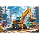 Puzzle trefl 60 excavator