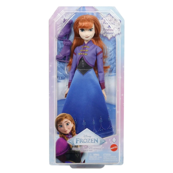 Disney frozen papusa anna patinatoare