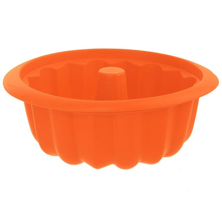 Forma din Silicon pentru Copt Che, Artemis, silicon, 26x26x9,5cm, portocalie