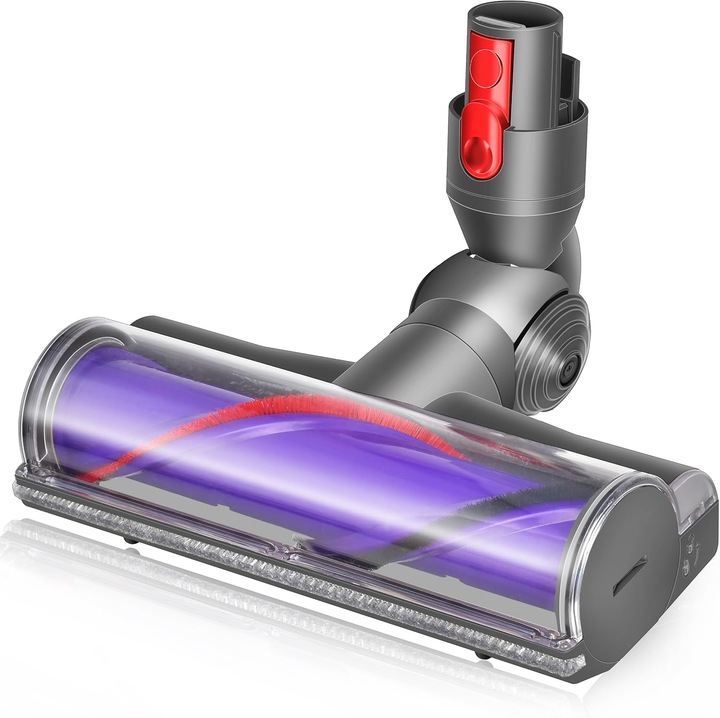 Perie motorizata compatibila cu Dyson V10, V8, V11, V15 si V7. Rola potrivita pentru covoare, podele dure si colturi inguste