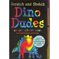 scratch and sketch dino dudes an art activity book for fossil hunters of all ages with wooden stylus for drawing heather zschock imagen 31_0_
0