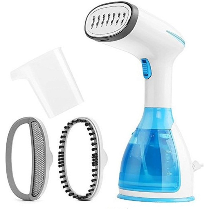 Fier de calcat cu aburi portabil 1500W 280ml albastru