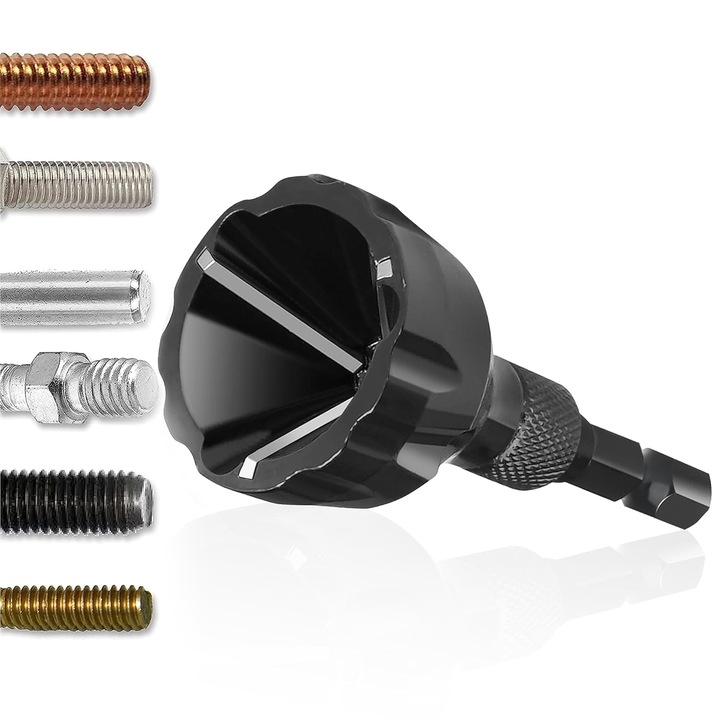 Duza de curatare a canalizarii, 6.35mm, din otel inoxidabil, G1/4, set