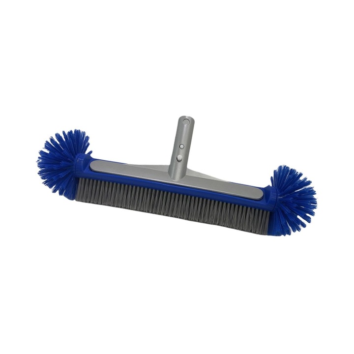 Perie de piscina, 12cm x 44cm, material rezistent, pentru curatarea eficienta a piscinelor