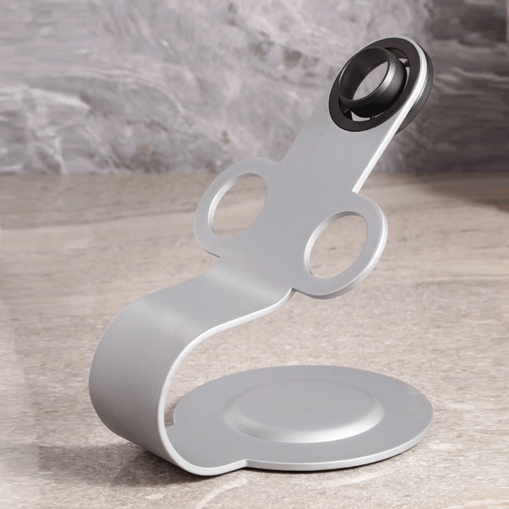 Suport pentru uscator de par, set, stabil, negru