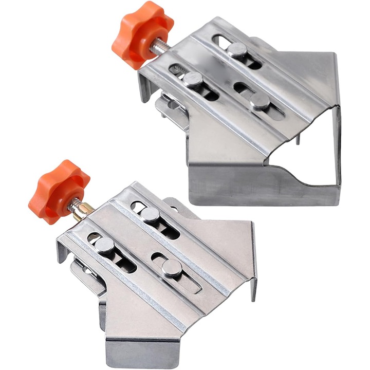 Cleme de fixare cu unghi de 90 de grade, ajustabile, din otel inoxidabil, set pentru tamplarie, sudura, rame foto, 6-35mm