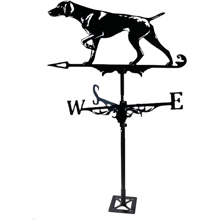 Vane de vant retro din metal, indicator de directie, accesorii pentru gradina, 30x45cm