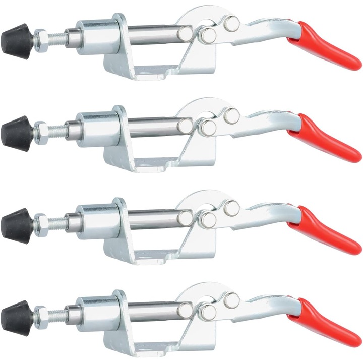 Cleme orizontale cu eliberare rapida, 2 bucati, constructie robusta, rezistente la rugina, 30x15cm