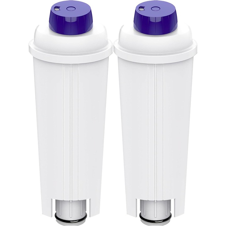 Set 2 filtre de apa pentru aparate de cafea, compatibile cu De'Longhi, materiale premium, usor de instalat