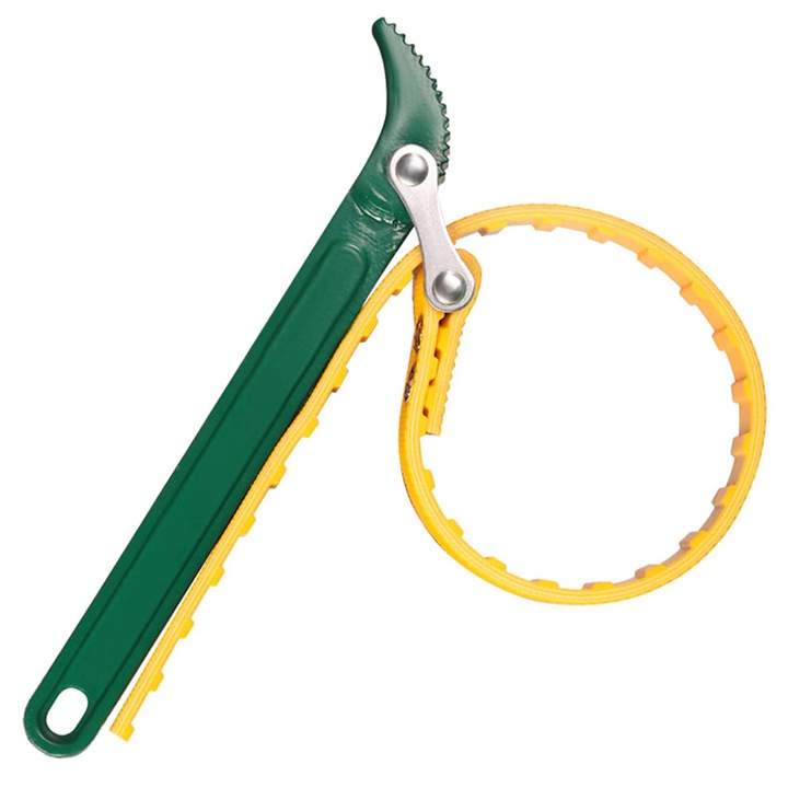Cheie pentru filtre de ulei, 22cm, curea din cauciuc ajustabila, 52cm