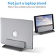 Suport vertical laptop ajustabil aluminiu negru 14x66mm