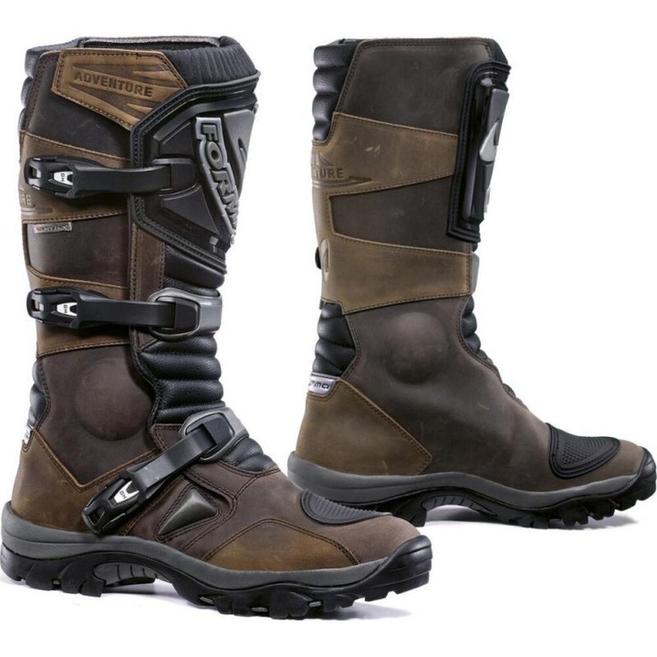 Cizme Moto Adventure Dry Waterproof Brown 47