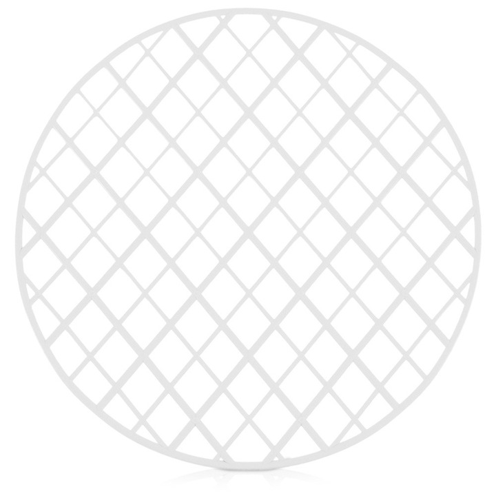 Mosogatóvédő szőnyeg, Orion, kerek, 32,5 cm, fehér, csúszásmentes