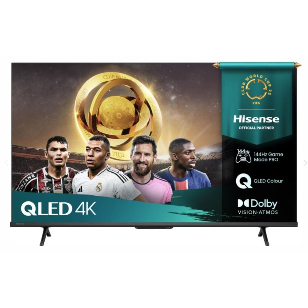 Televizor Hisense 43E7Q PRO 43inch 108cm QLED 4K VidaaOS 144Hz Dolby Atmos Negru