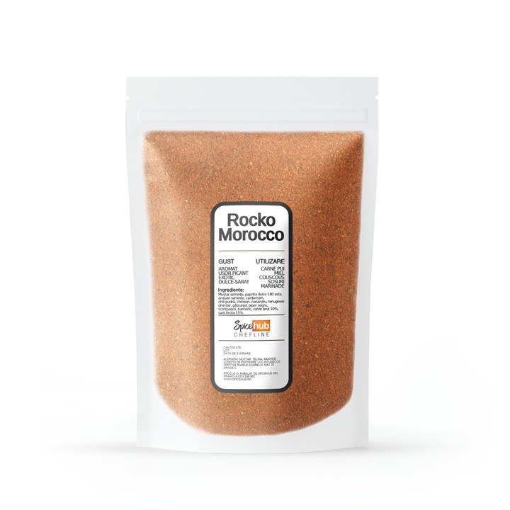 Mix Rocko Morocco, condiment natural 100% pentru couscous, tagine si preparate marocane, 1 kg