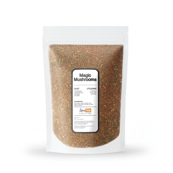 Mix Magic Mushrooms, condiment natural 100% pentru paste cu ciuperci, risotto si sosuri cremoase, 1 kg