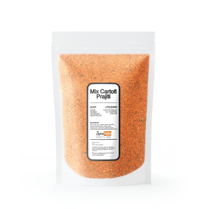 Mix Cartofi Prajiti, condiment natural 100% pentru cartofi prajiti, wedges si snack-uri crunchy, 1 kg