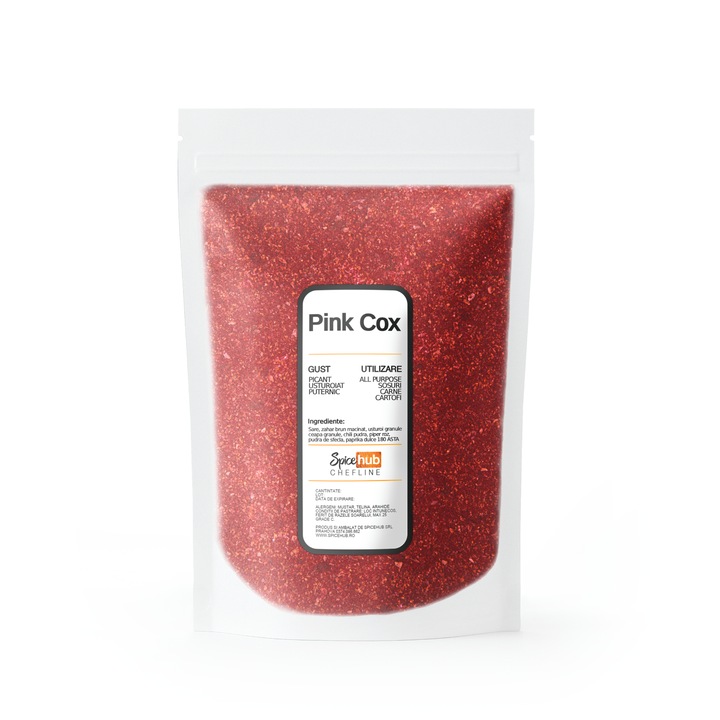 Mix Pink Cox, condiment natural 100% pentru hummus roz, dipuri, sosuri si plating creativ, 1 kg