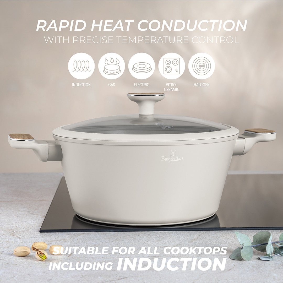 Oala Berlinger Haus Sahara 28cm cu Capac Soft-Close - eMAG.ro