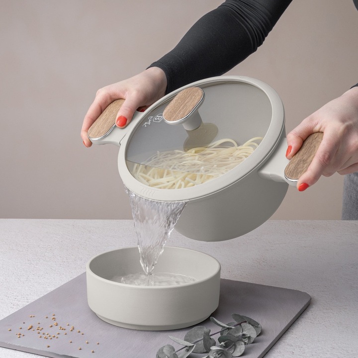 Oala Berlinger Haus Sahara Nordic 20cm, 2.6L, TitanPro, Soft-Close