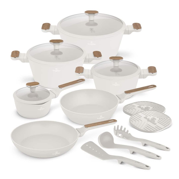 Комплект тенджери, Berlinger Haus, BH8325, 15ч, Sahara Nordic