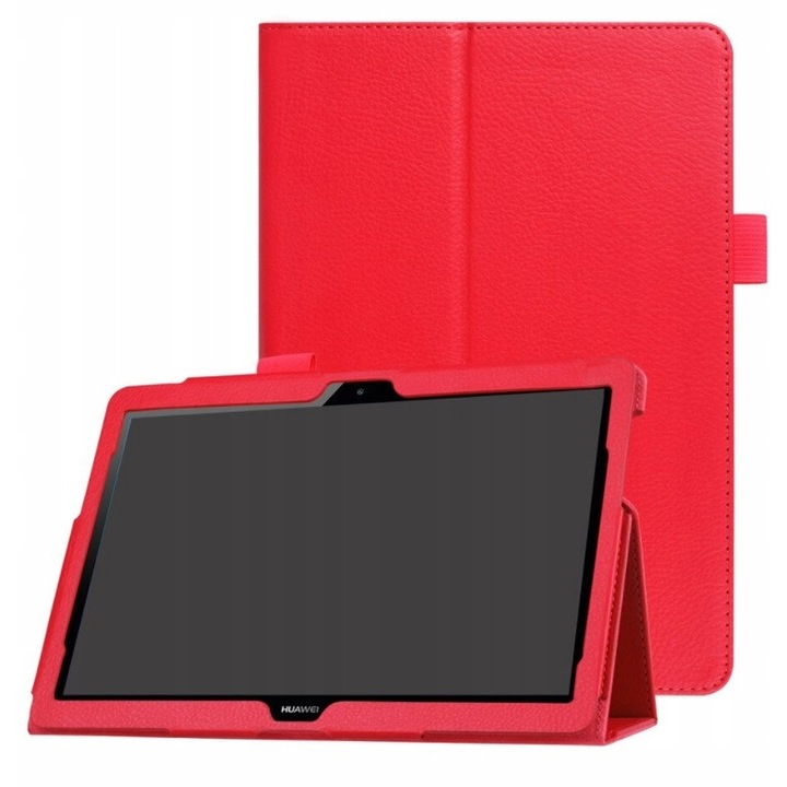 Калъф за таблет EtuiTab, червен, с функция за стойка, подходящ за Huawei MediaPad T3 8 8.0