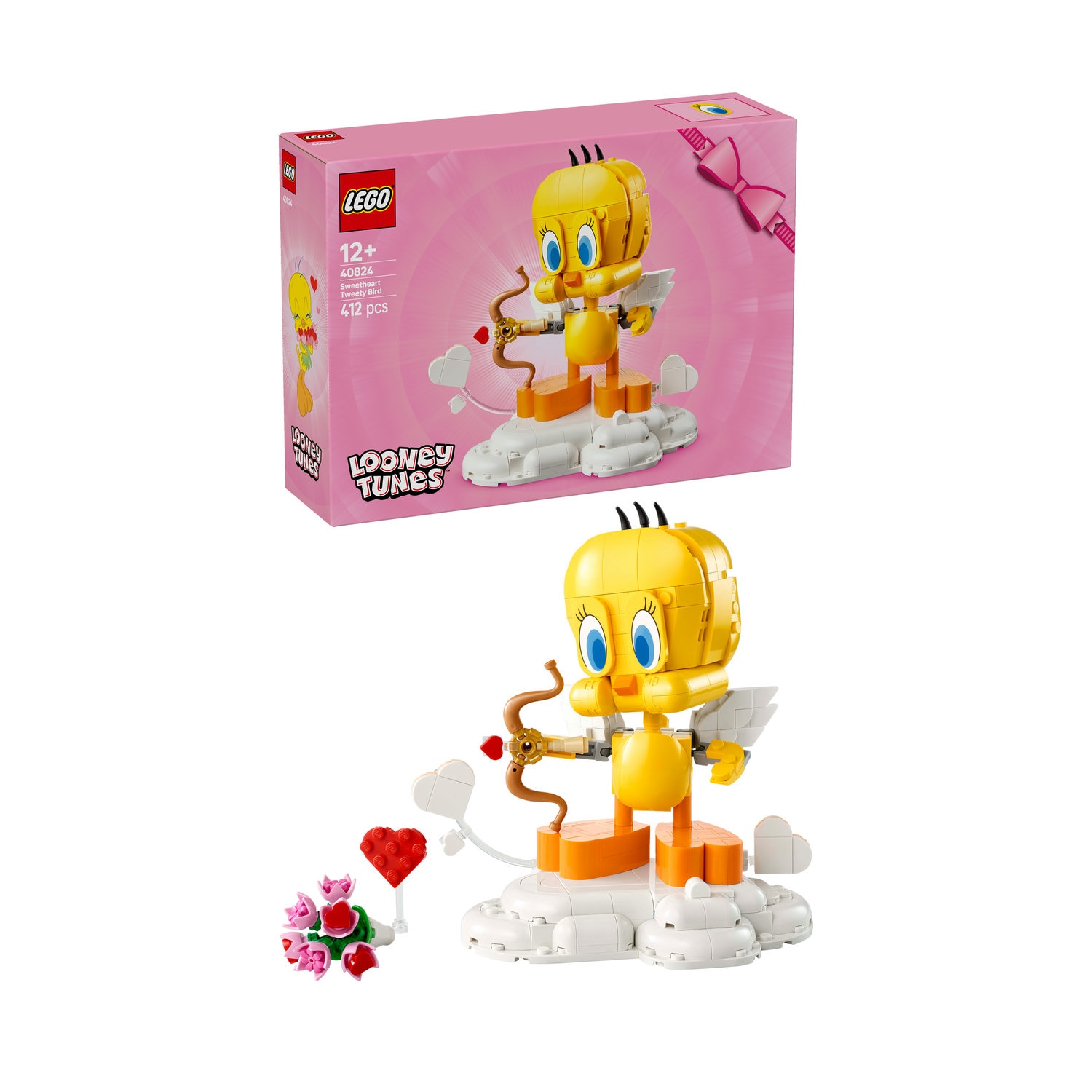 LEGO® Iconic - Adorabilul canar Tweety 40824, 412 piese