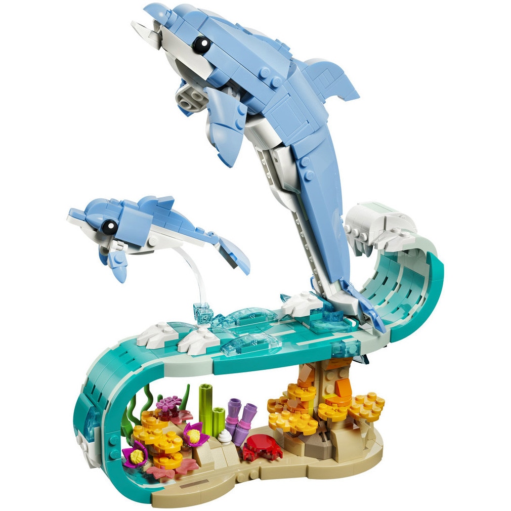 Set de constructie LEGO® Creator 3 in 1 Animale marine: Delfini
