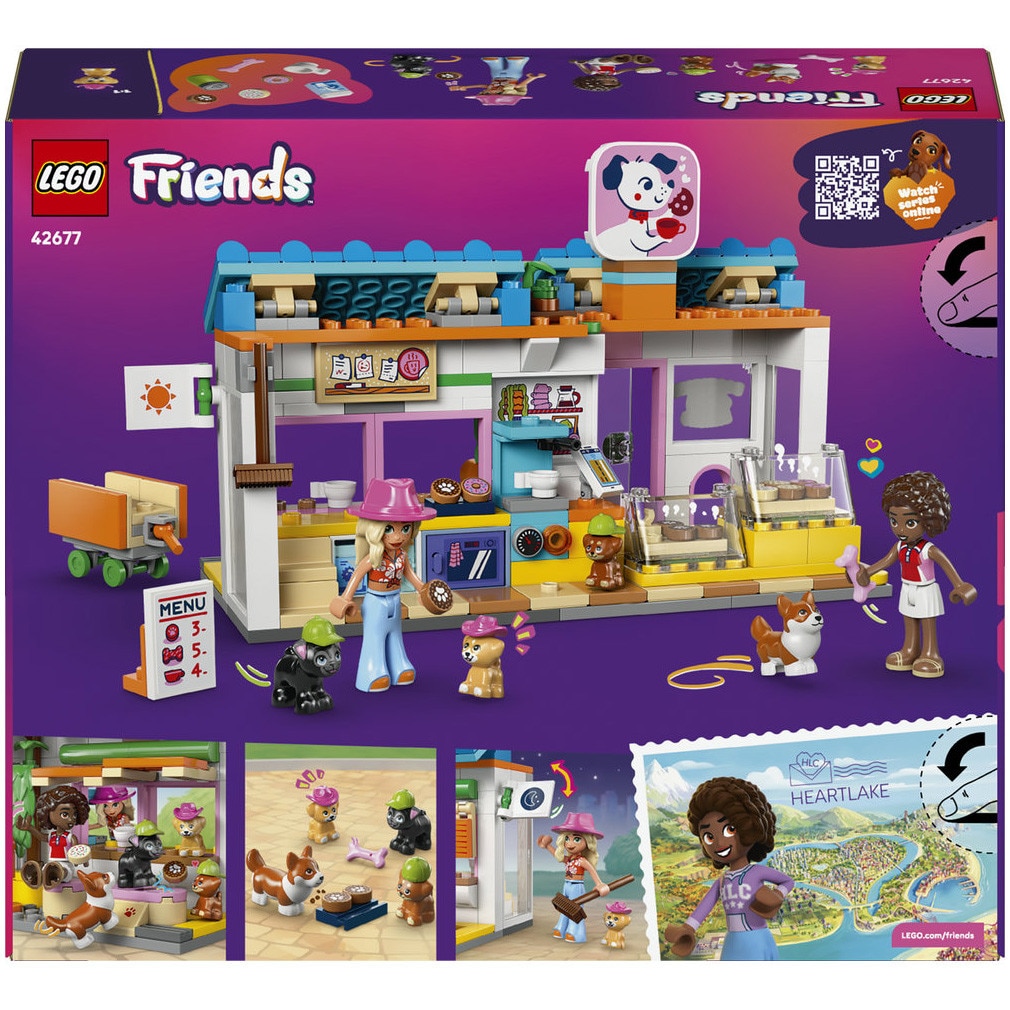 LEGO® Friends - Brutarie cu bunatati pentru caini 42677, 278 piese