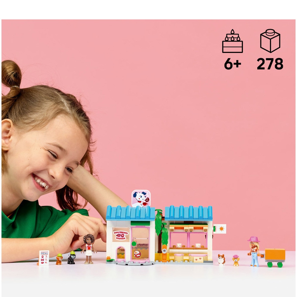 LEGO® Friends - Brutarie cu bunatati pentru caini 42677, 278 piese