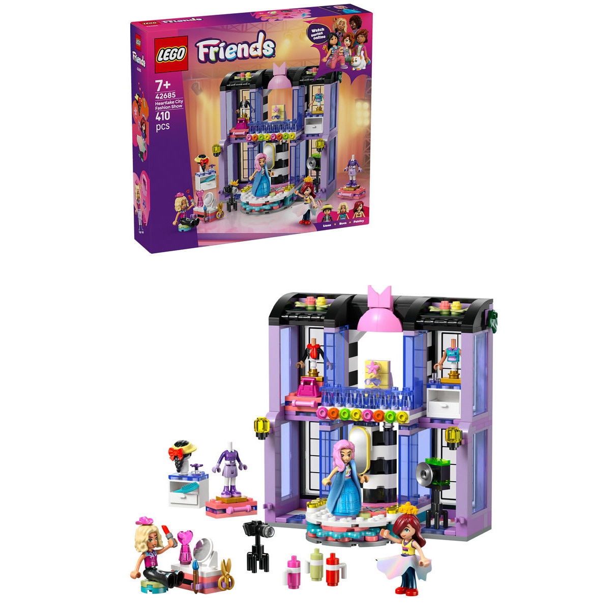 LEGO® Friends - Show de moda in Orasul Heartlake 42685, 410 piese