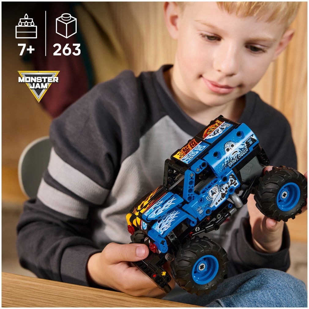 Set de constructie LEGO® Technic Monster Jam™ Grave Digger™ Foc si