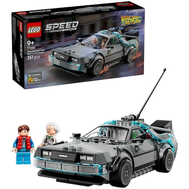 LEGO Speed Champions - Vissza a jövőbe, Időgép 77256, 357 darab