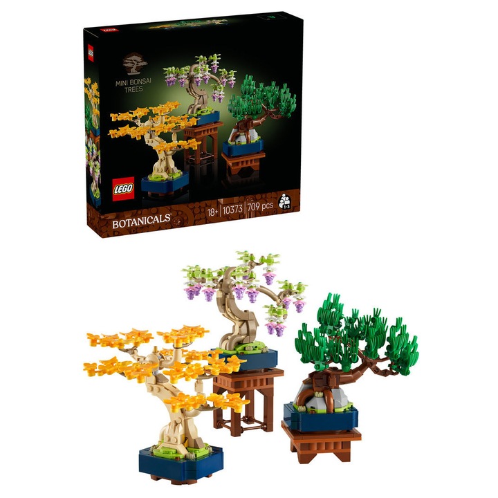 LEGO® Botanicals - Arbori bonsai 10373, 709 piese