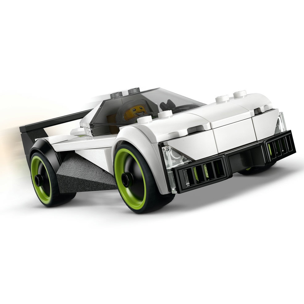 Set de constructie LEGO® City Avion cu reactie vs masina 60489