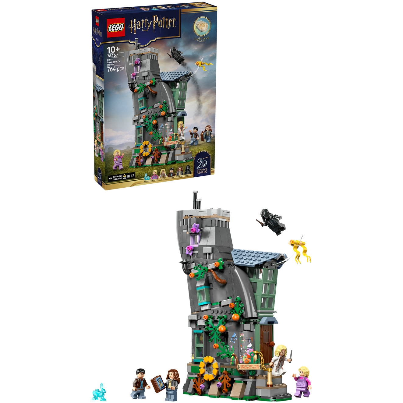 LEGO® Harry Potter TM - Casa Lunei Lovegood 76467, 764 piese