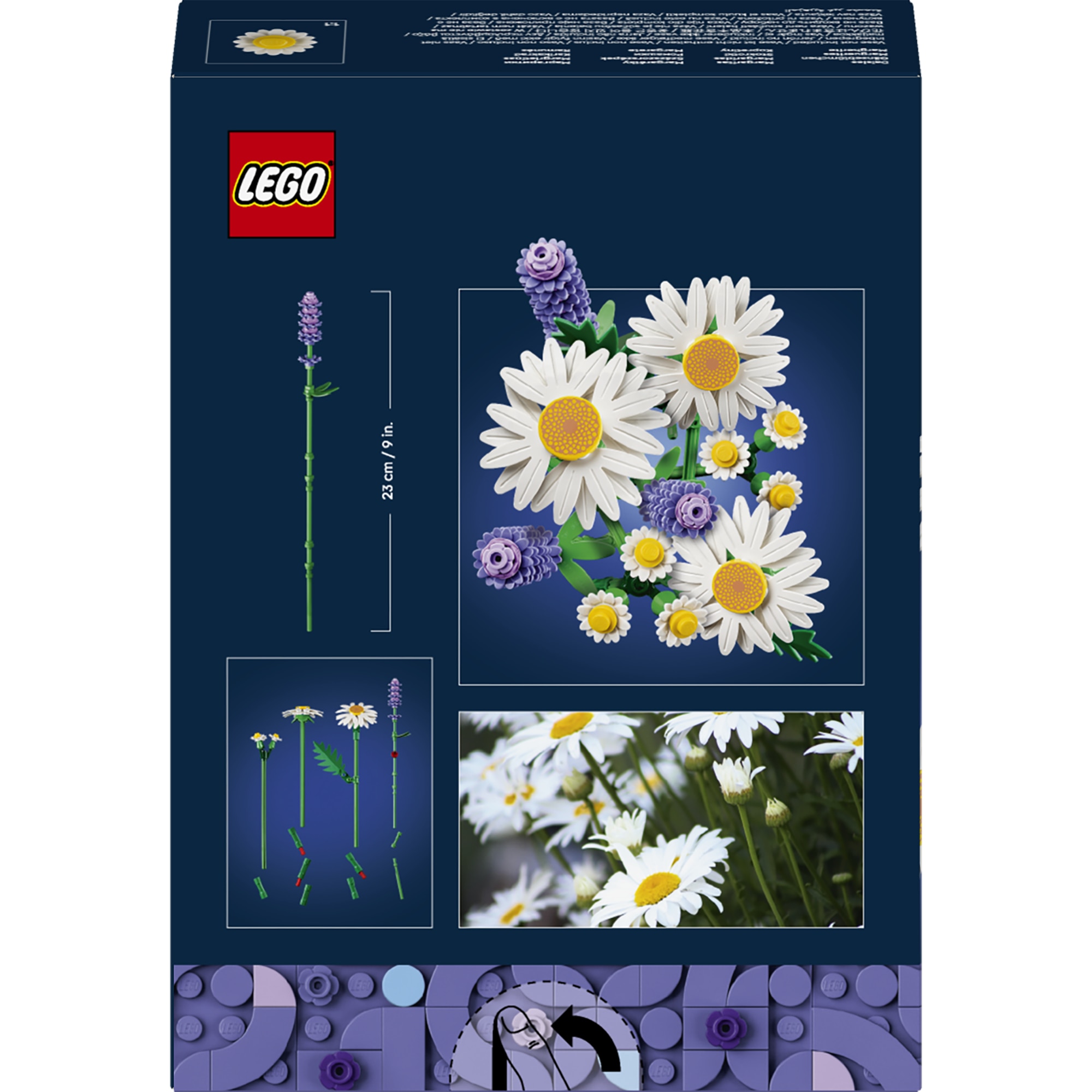 Set de constructie LEGO® Botanicals Margarete 11508, Flori