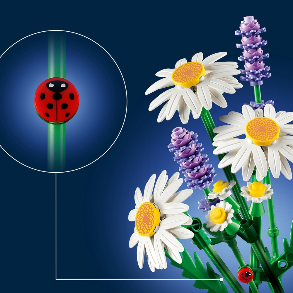 Set de constructie LEGO® Botanicals Margarete 11508, Flori