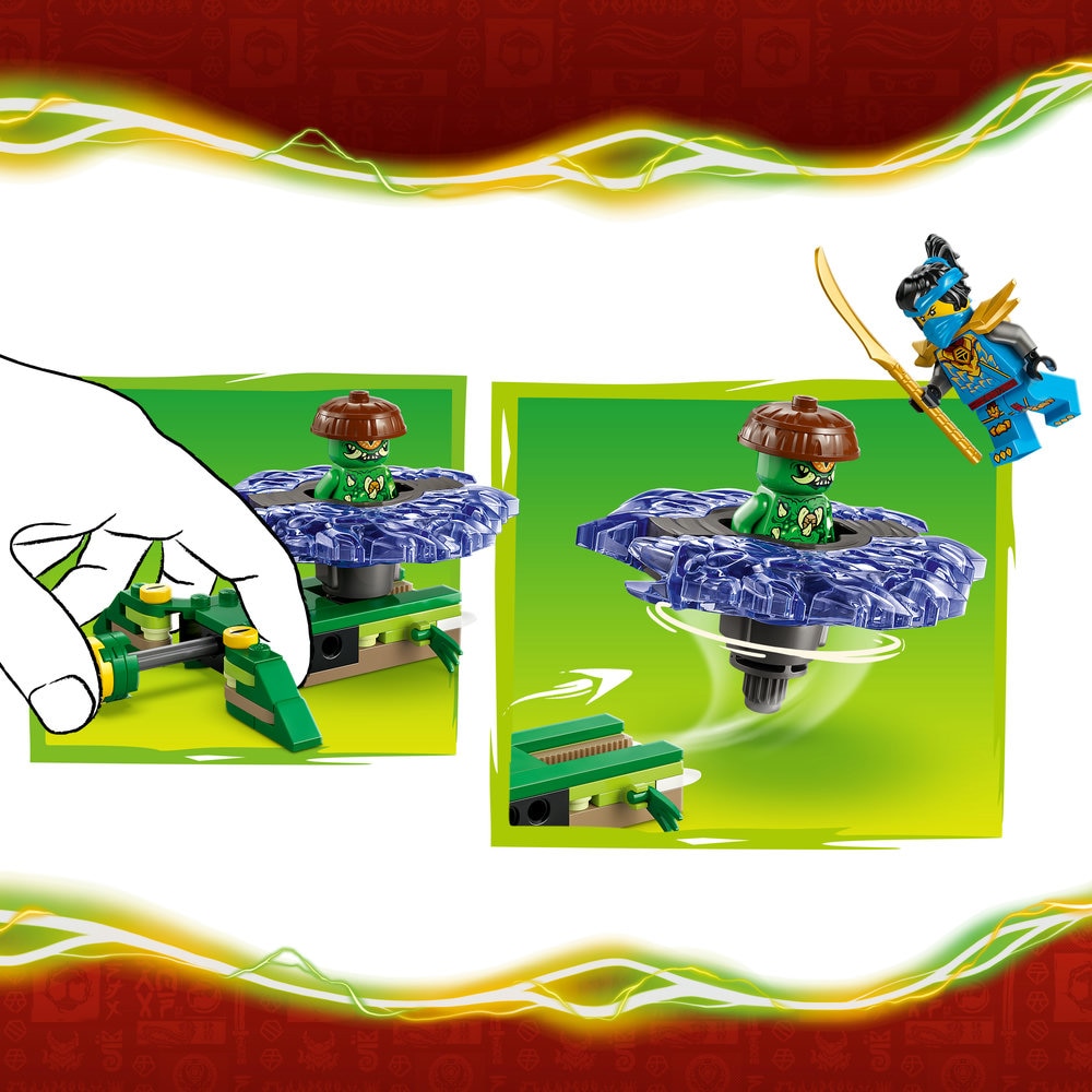 LEGO® Ninjago - Nya vs Spinnerul monstru cu mutatii 71849, 49