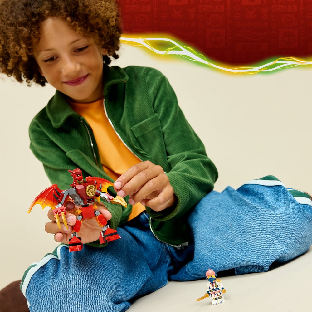 LEGO® Ninjago - Pachet de lupta cu robotul dragon al lui Kai 71851