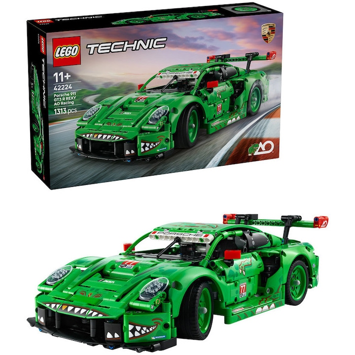 LEGO® Technic, Кола Porsche 911 GT3 R REXY AO Racing 42224, 1313 части