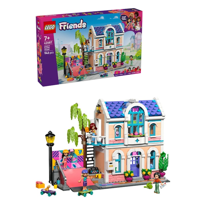 LEGO® Friends - Casa familiei lui Liann 42687, 946 piese