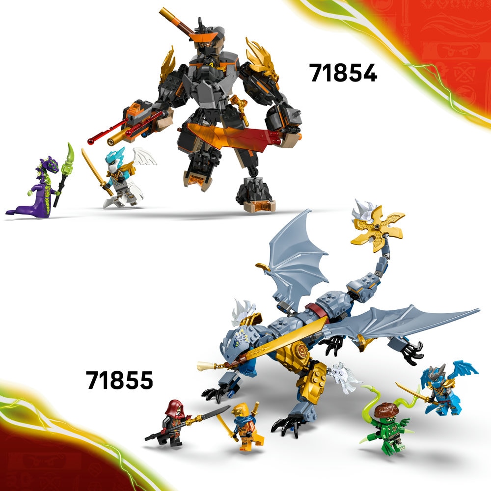 LEGO® Ninjago - Robotul de misiune al lui Cole si dragonul Zane