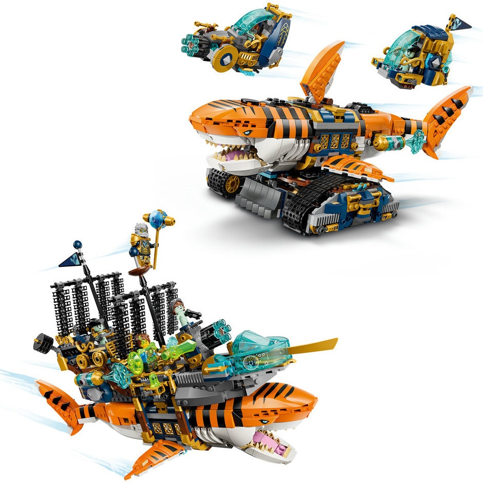 Set de constructie LEGO® DREAMZzz™ Tancul tigru-rechin 71515